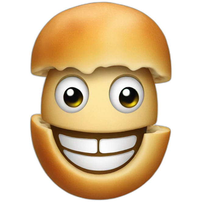 Smiling kebab emoji