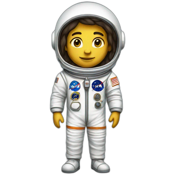 hippie in astronaut suite emoji