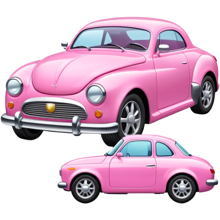 Pink car emoji
