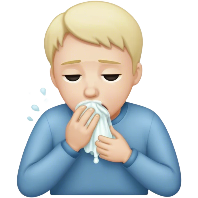 vomiting emoji conbined with drooling emoji emoji