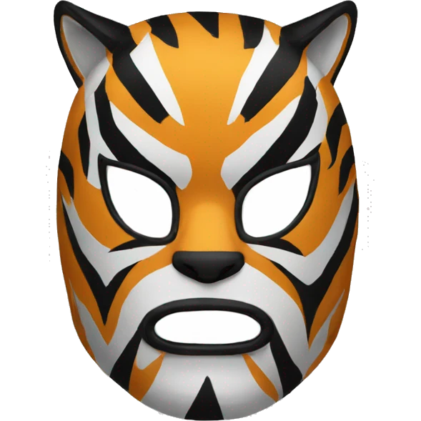 Tiger Luchador Mask emoji