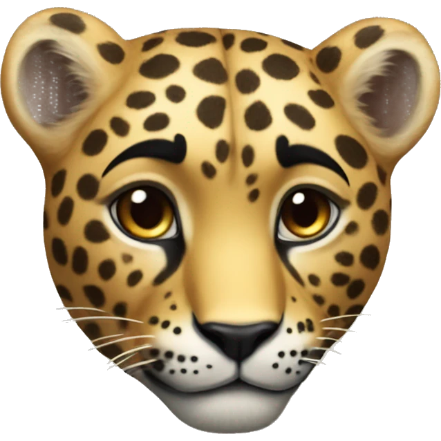 Corazon de leopardo emoji