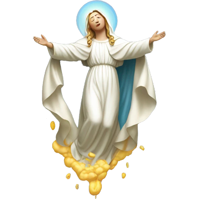 holy mary falling emoji