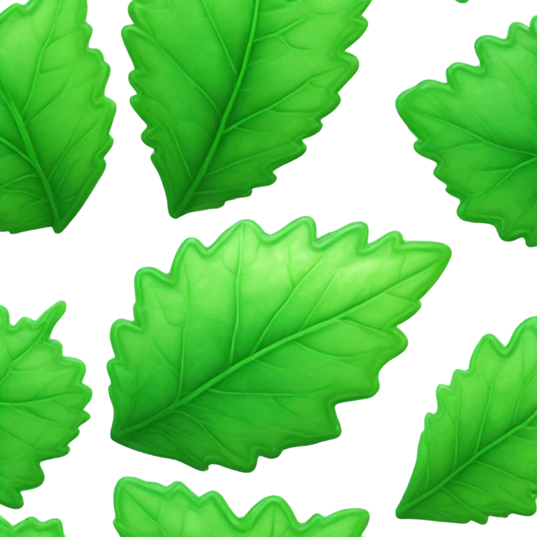 Mint leaf emoji