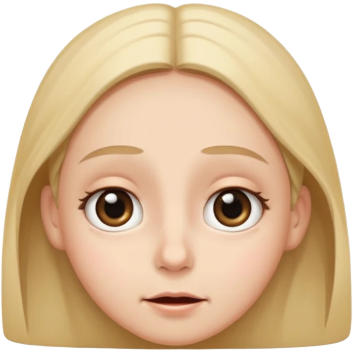 pleading face with big round eyes, subtle closed mouth smile, neutral eyebrows, hopeful look emoji