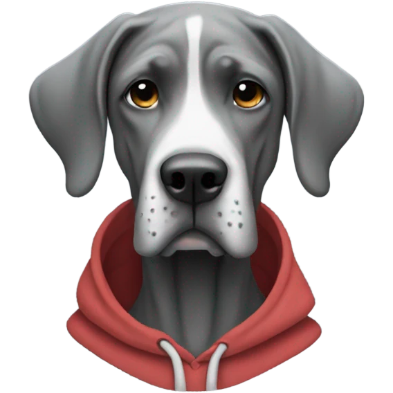  Dane wearing a hoodie emoji