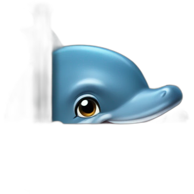 dolphin being put in jail emoji