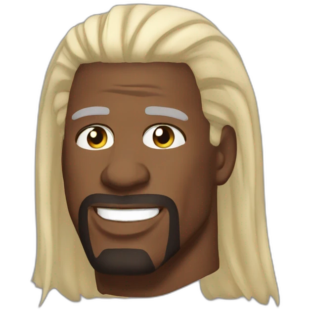 Terry crews long hair Camacho emoji