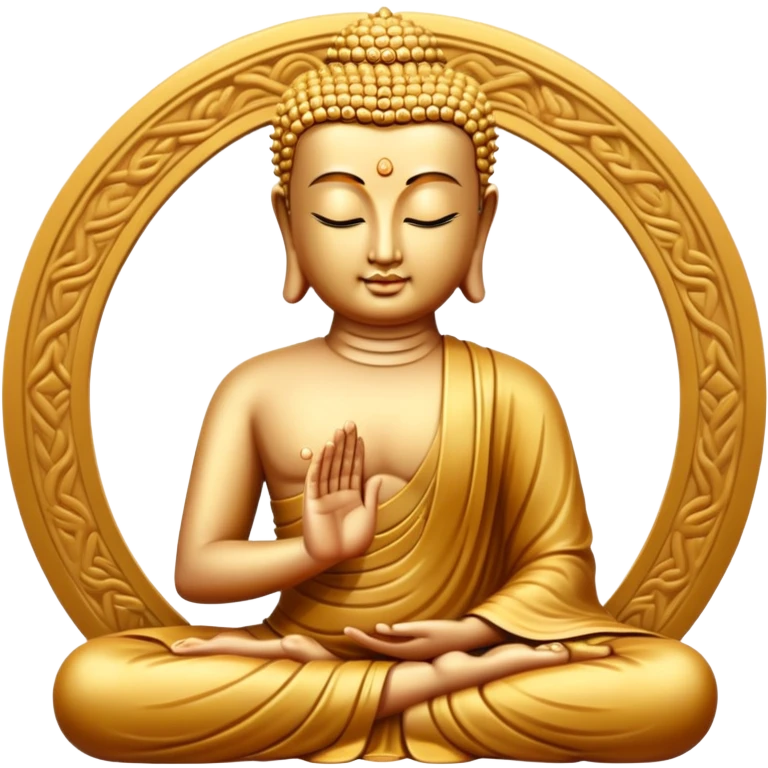 Buddha in samadhi emoji