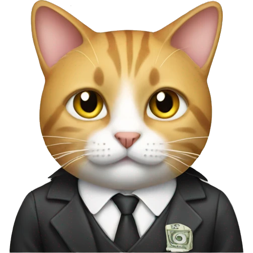 cat commits tax fraud  emoji