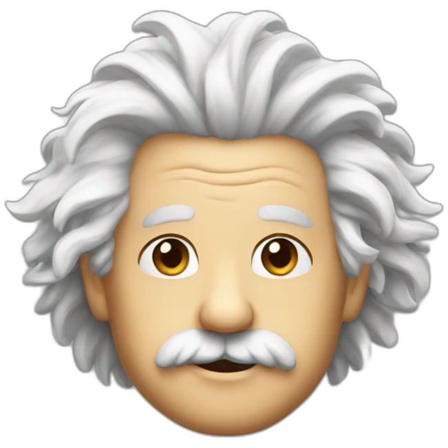 einstein hair emoji
