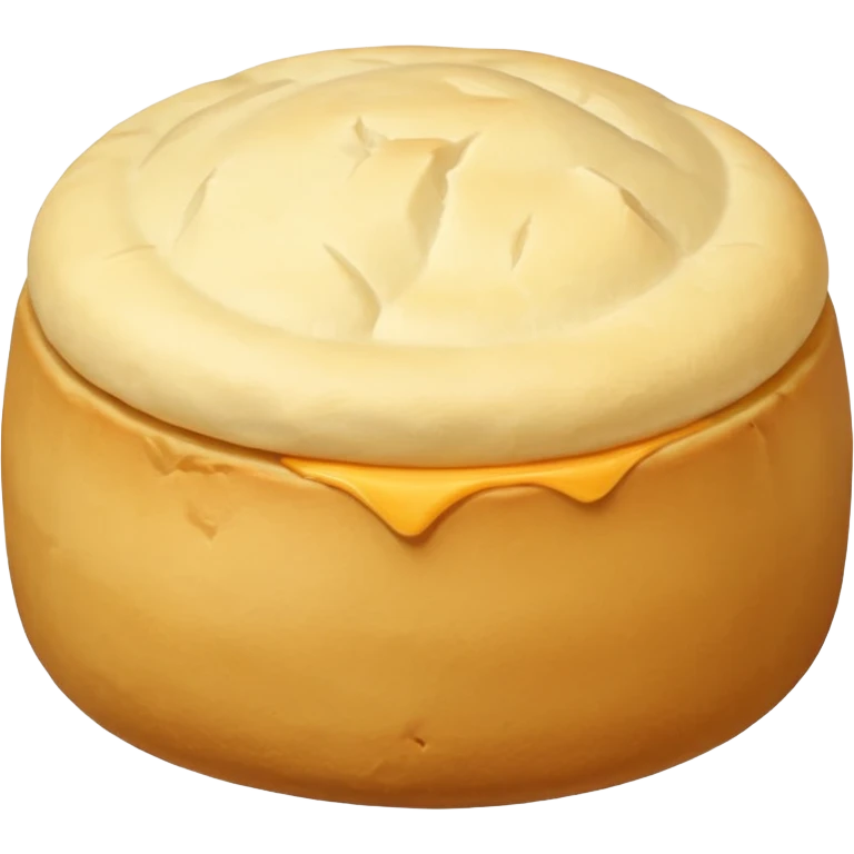 Pao de queijo pequeno redondinho liso emoji