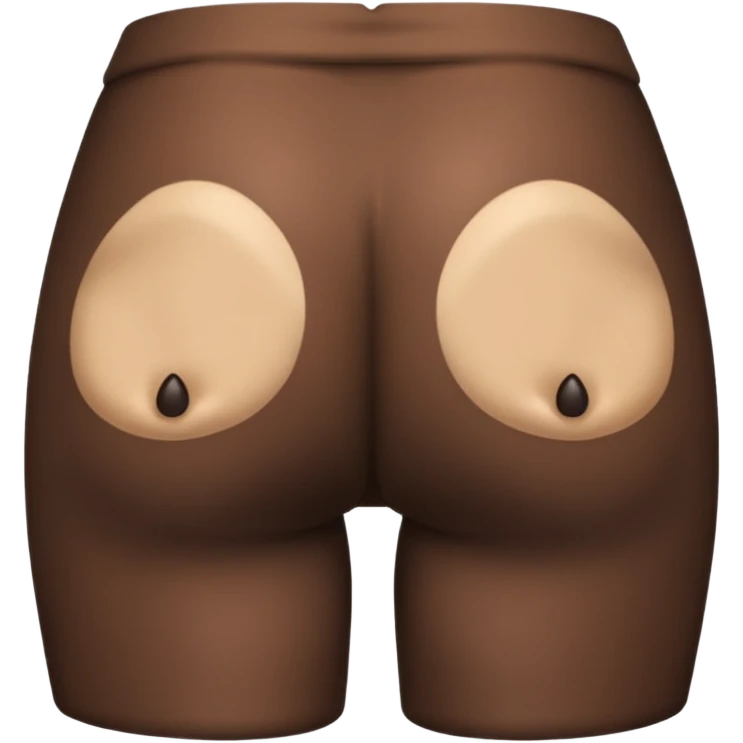 black butt emoji