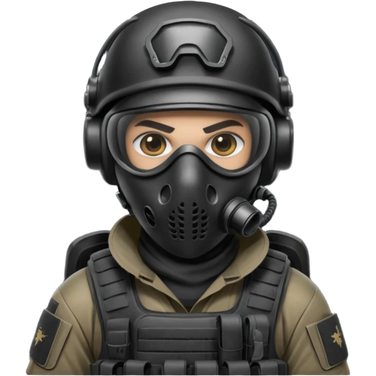 ghost operator from cod saying Anybody wants to play dmz  emoji