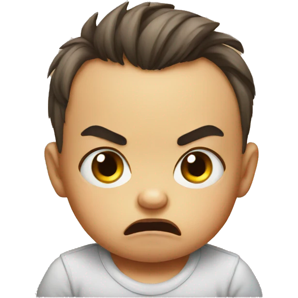 baby angry emoji