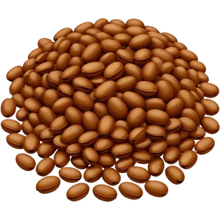 raw beans (like brazilian beans) emoji
