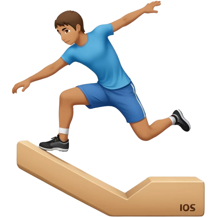 A parkour emoji