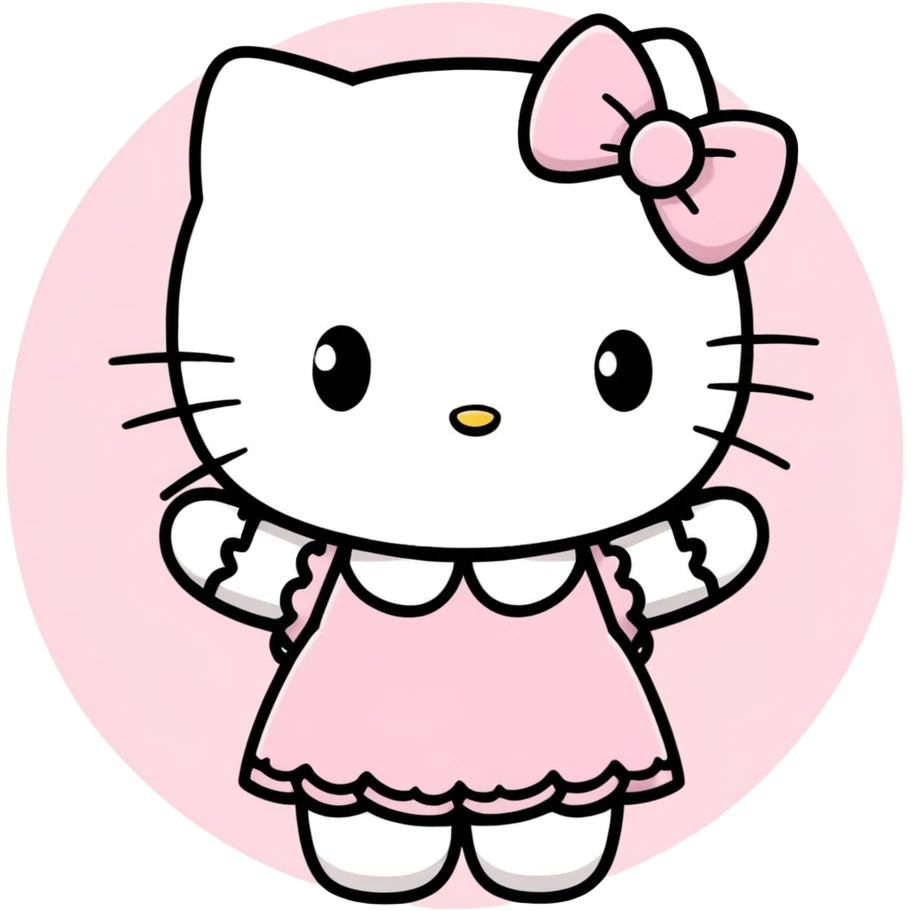 Hello kitty,coquette emoji