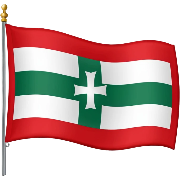 Canton st Gallen Switzerland the flag of saint gallen emoji