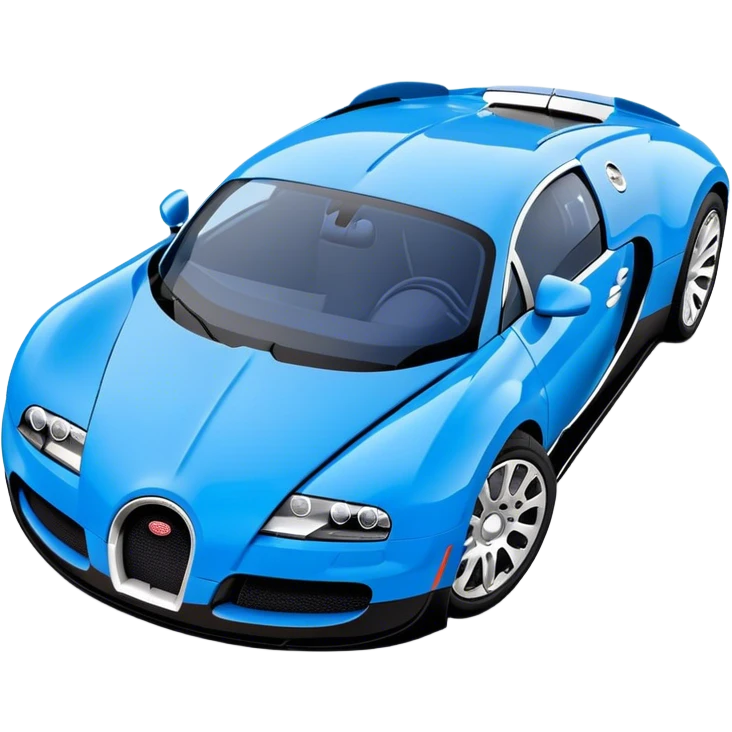 Bugatti Veyron - Bugatti (Model Year: 2020) (Iconic colour: Blue) emoji