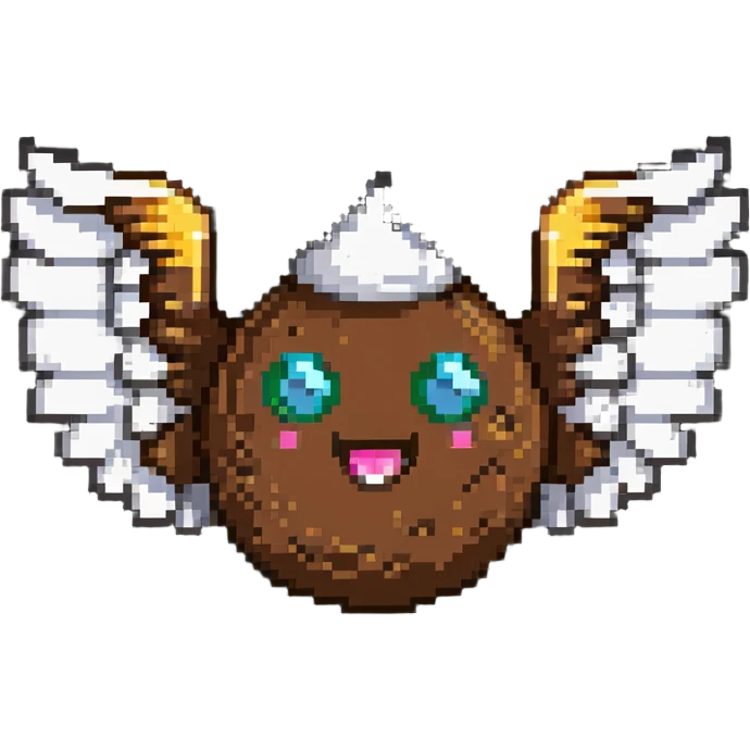 poop emoji with wings emoji