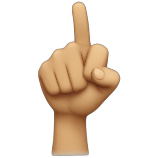 Pointing at you emoji