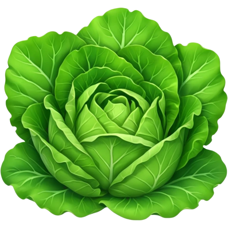 green lettuce emoji