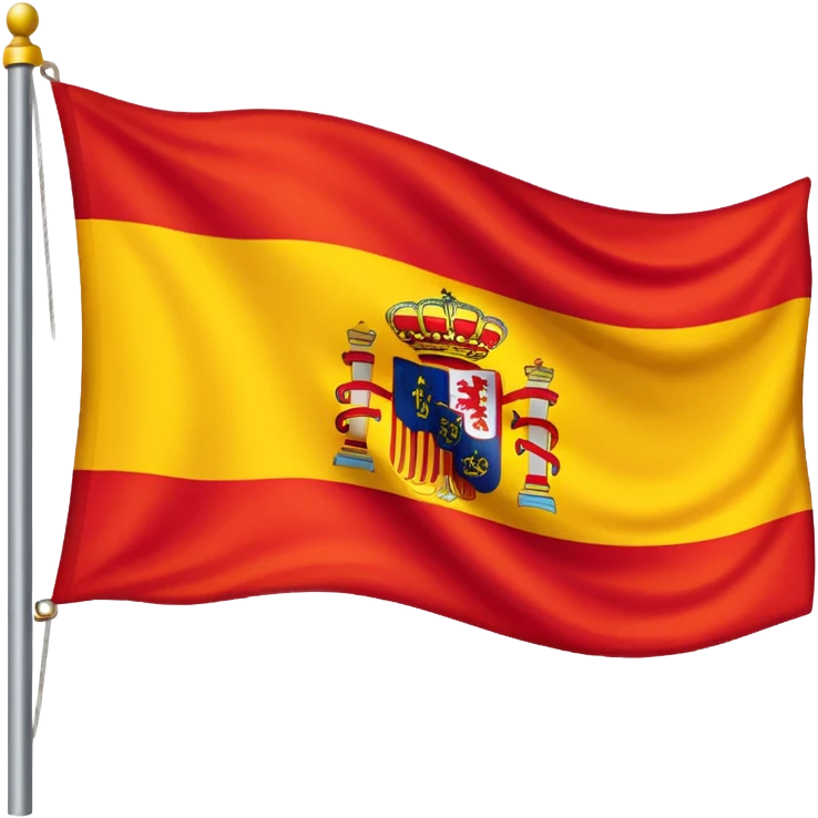 la bandera de españa pero con sus colores emoji