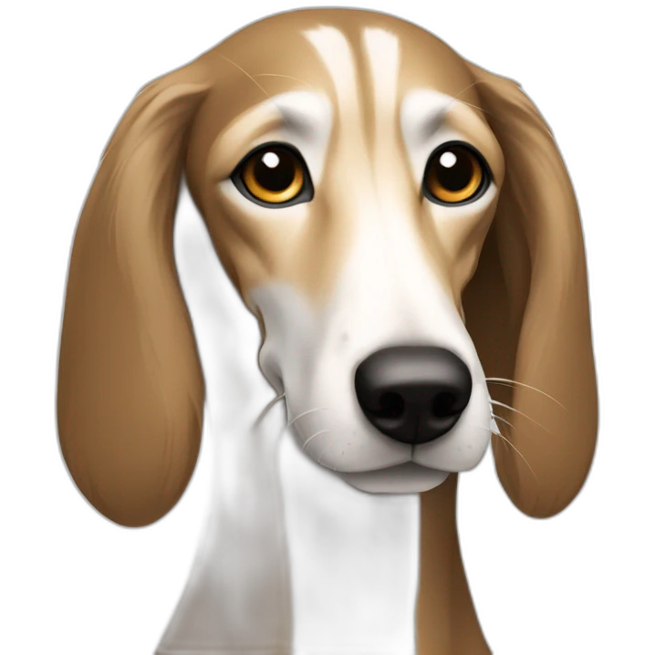 Saluki in profile emoji