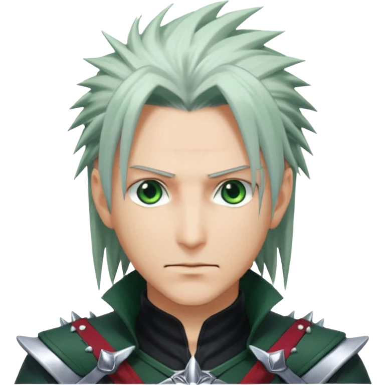 handomse green eyes sephirot ff7 emoji