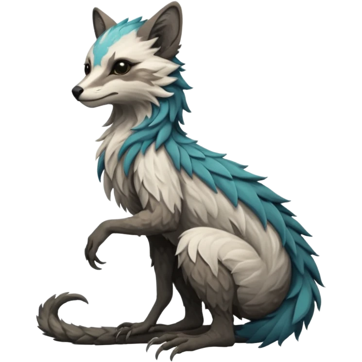 Modern Realistic Rare Fantasy Vernid-Trico-species by LiLaiRa full body emoji