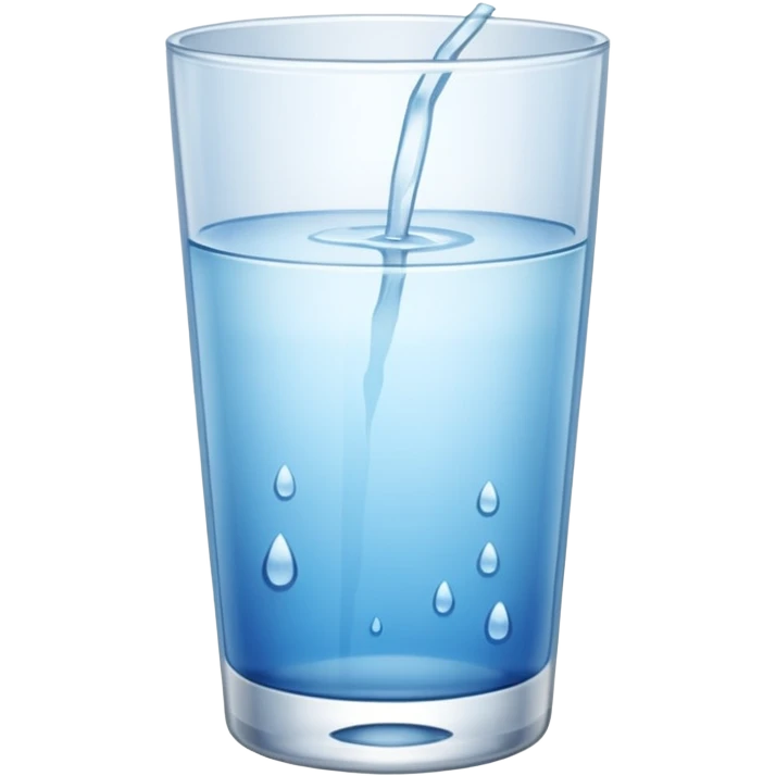 Water glass emoji