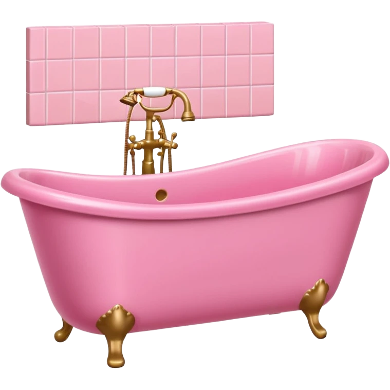 Pink bathroom  emoji