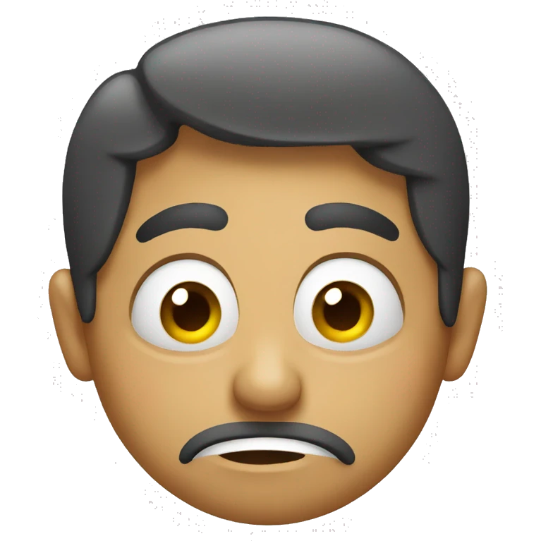 Disgusted face  emoji