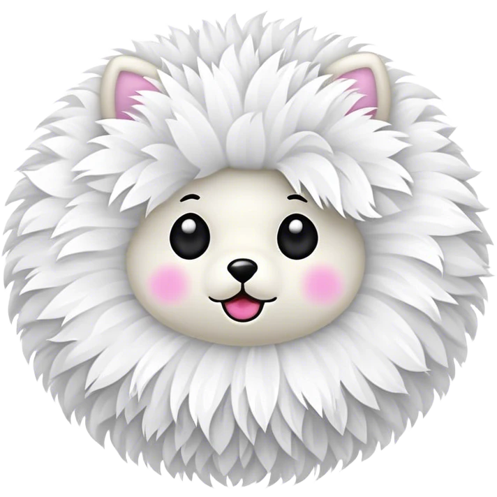 white dance poms emoji