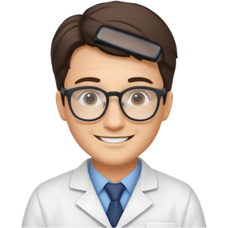 gözlüklü bilim insanı emoji