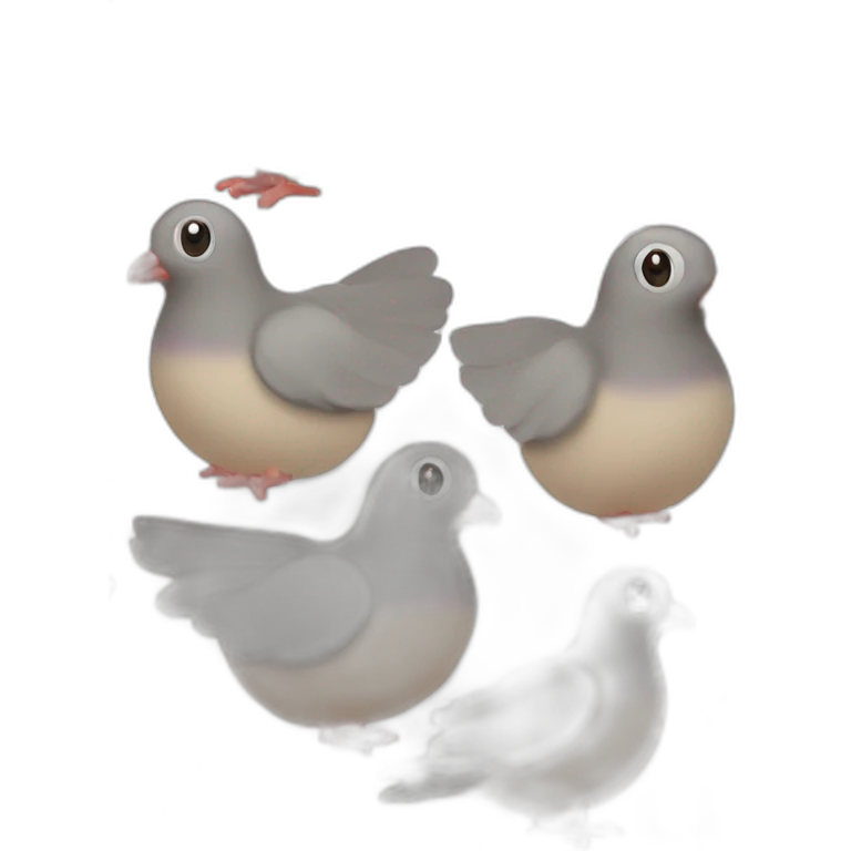 pigeon bread on head emoji