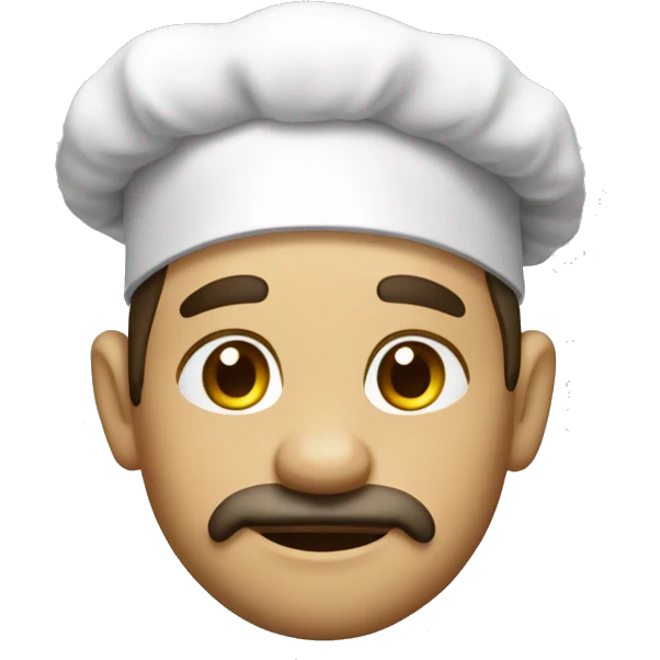 Oso cheff whie emoji
