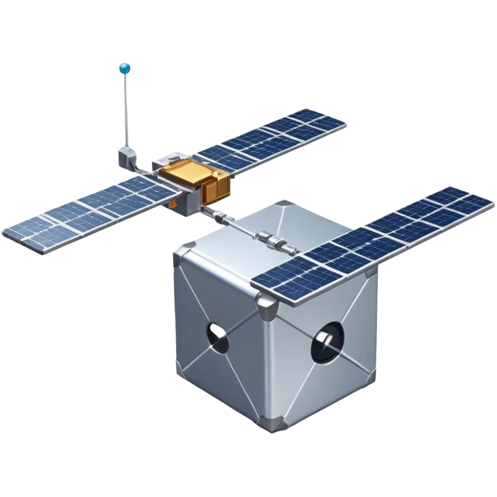 CubeSat miniature satellite emoji