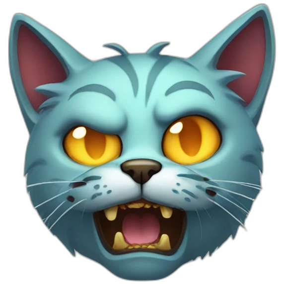 Atomic zombie cat emoji