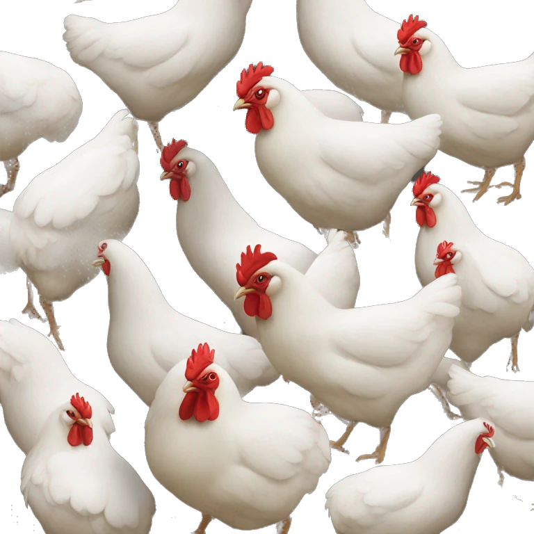 three hens emoji