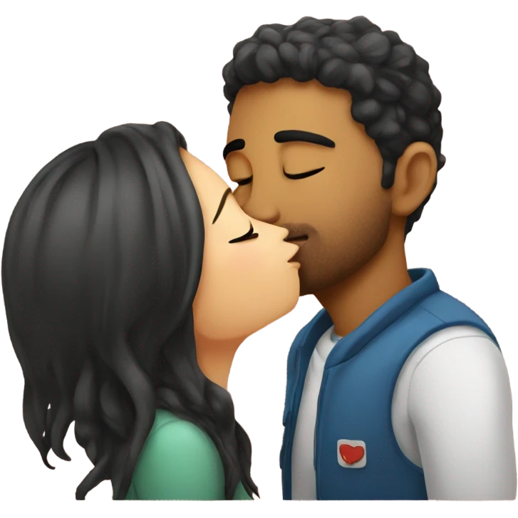 Diler kissing Selin emoji