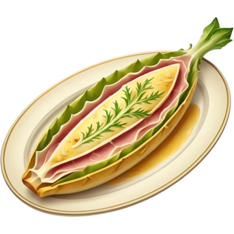 Je veux un plat d'endives au jambon emoji