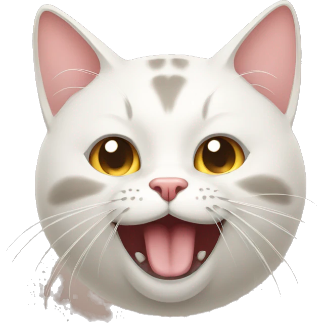 Mewing cat emoji