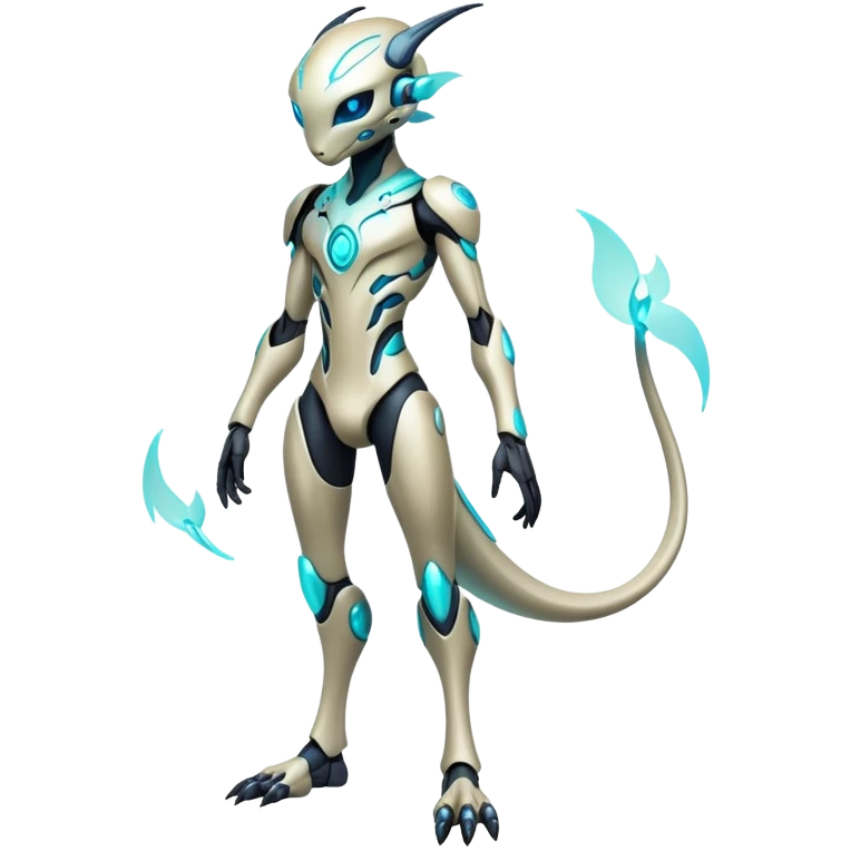 Futuristic Ethereal Modern Fakémon-creature-hybrid Full Body emoji