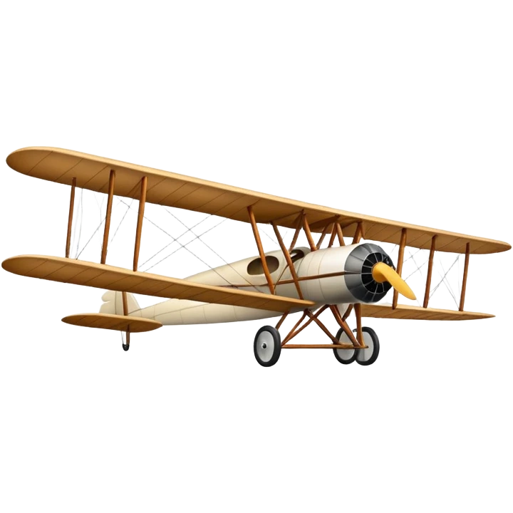 Wright flyer gliding up  emoji