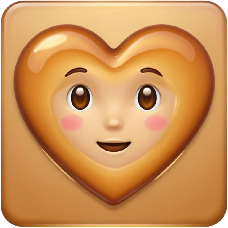 Caramel heart  emoji