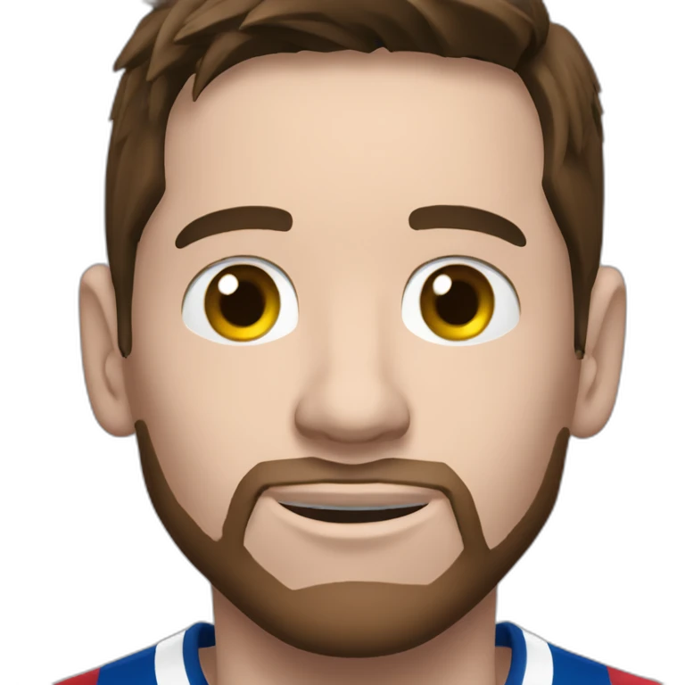 Messi drebling emoji