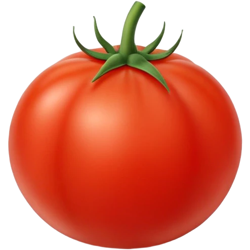 ripe juicy red tomato emoji
