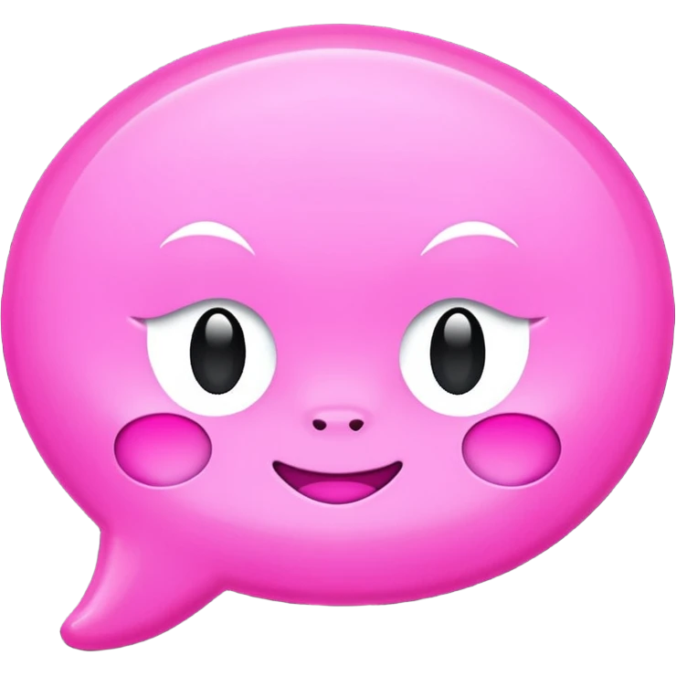 pink chat gpt ai emoji